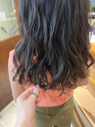 セミロング パーマ PIS/ NAHOのヘアスタイル