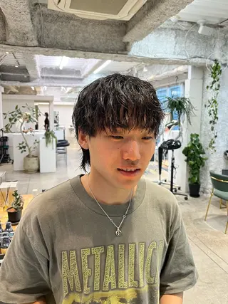 パーマ メンズ ANY/メンズ特化/ シバヤ ユウキのヘアスタイル