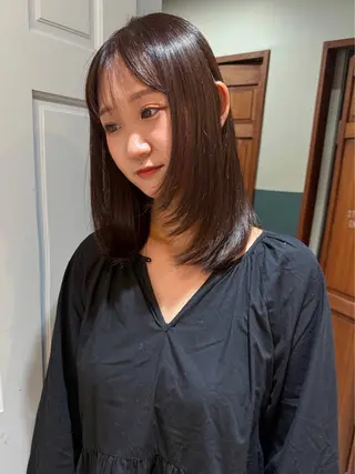 ミディアム カラー mai / linoah˚✧のヘアスタイル