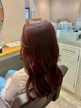 セミロング カラー 石山 海斗のヘアスタイル