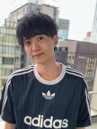 メンズ 安藤幹人 メンズパーマのヘアスタイル