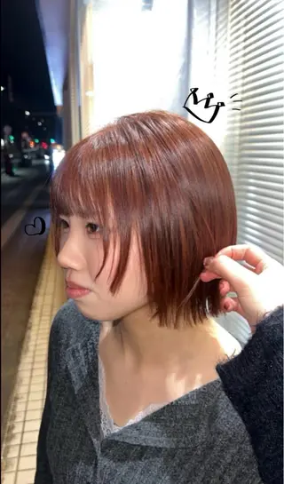 カラー 小野 眞白のヘアスタイル
