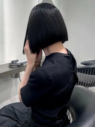 ミディアム カラー HARUKA/原宿 ショートカットモデルのヘアスタイル