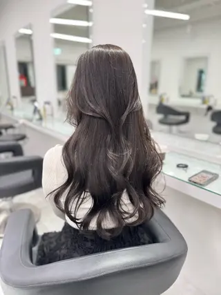 ロング カラー ヘアアレンジ レイヤー×透明感カラ ー🕊AZUSAのヘアスタイル