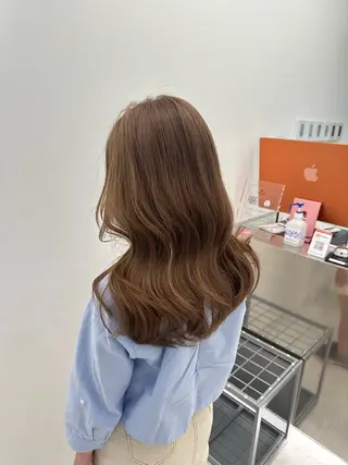 ミディアム 🤍ベージュ×艶髪 🤍Ryuta🤍のヘアスタイル