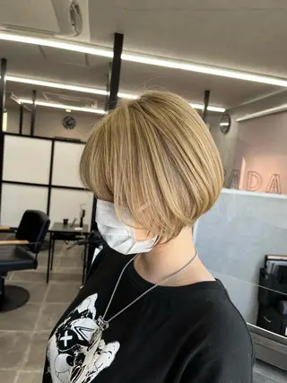 ショート カラー 菊地 旬のヘアスタイル