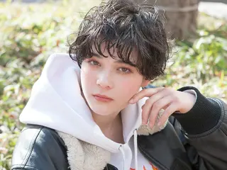 ショート パーマ 宇賀治 智のヘアスタイル