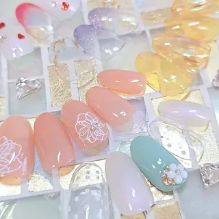 ネイル 手描きアート&推し活 🌟Wisteriaのネイルデザイン