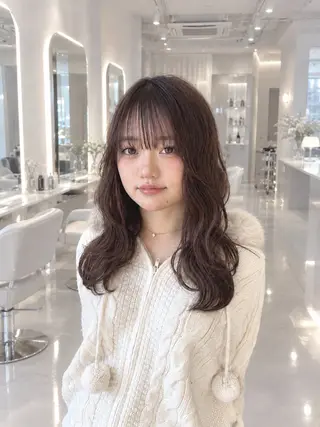 セミロング 【韓国✖️透明感】 🇰🇷SOGO🩶のヘアスタイル