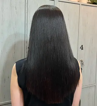 ロング パーマ 山田 莉帆のヘアスタイル