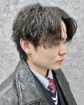 パーマ メンズ GLOP HOMME 店長 アオトのヘアスタイル