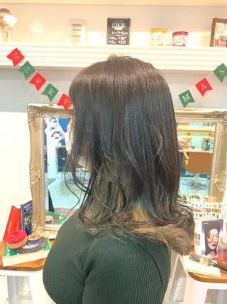 セミロング 大宮/山口 竣也のヘアスタイル