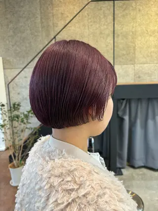 ショート カラー ヘアアレンジ 押切 響　のヘアスタイル