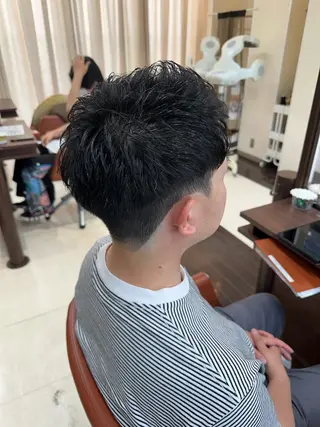 ショート カラー パーマ メンズ 成田No.1 メンズヘア/清和武虎のヘアスタイル