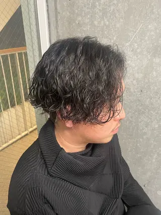パーマ メンズ メンズモテパーマ💙 fuwaのヘアスタイル