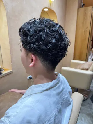 パーマ メンズ hamashima mireiのヘアスタイル