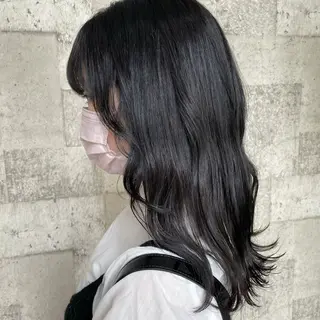 セミロング カラー 🫧レイナ 🫧 ツヤ髪/艶カラー🫧のヘアスタイル