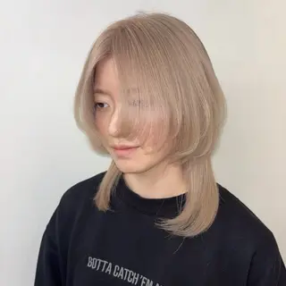 セミロング カラー Ren. 🦋デザインカラーのヘアスタイル