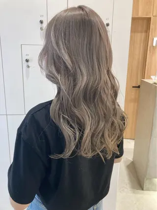 ロング カラー tetote ミコのヘアスタイル