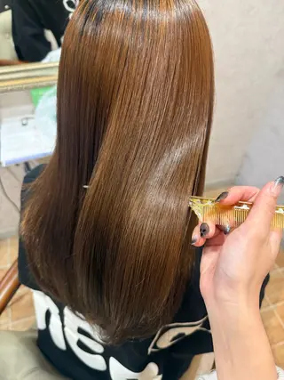 セミロング 星田 美海のヘアスタイル