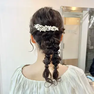 ロング ヘアアレンジ 早朝セット☀️ レイヤー/Momoのヘアスタイル