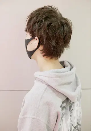 カラー メンズ 透明感カラー/韓国 ブリーチ/古橋のヘアスタイル