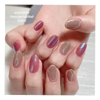 ミディアム 🐾enen style 🐾のネイルデザイン