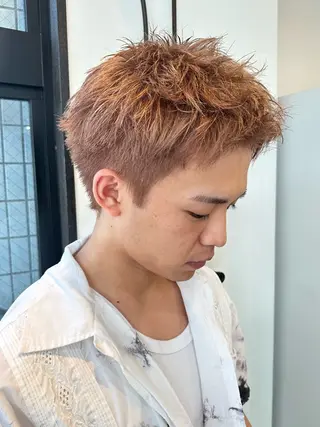 カラー メンズ MOE /Zina横浜2ndのヘアスタイル