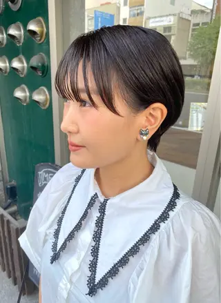 ショート カラー 日比 貴大/ minim hairのヘアスタイル