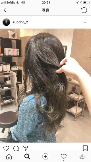 ミディアム カラー Blanco Color&Careのヘアスタイル