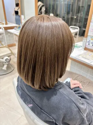 ミディアム カラー 暖色カラー/ブリーチ 櫻井　華のヘアスタイル