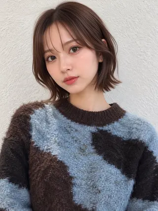 ショート ひなた・表参道・ 似合わせボブカットのヘアスタイル