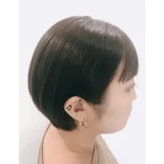 ショート カラー 福積 めぐみのヘアスタイル