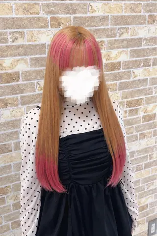 カラー 有村 実佑のヘアスタイル