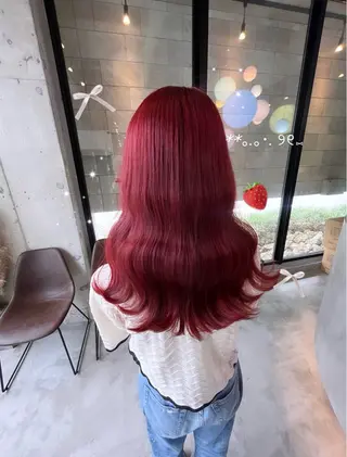 ロング カラー haruka ♡レイヤー/透明感のヘアスタイル