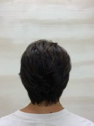 ショート メンズ 遊佐 瑞紀のヘアスタイル