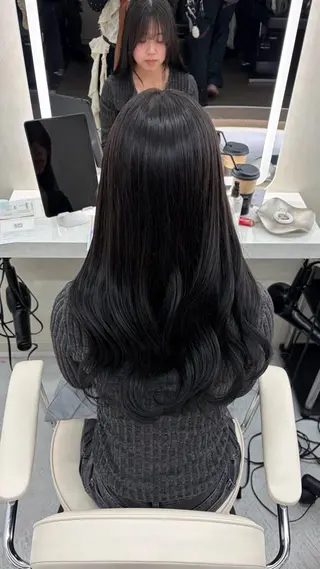 ロング 北川 葵のヘアスタイル