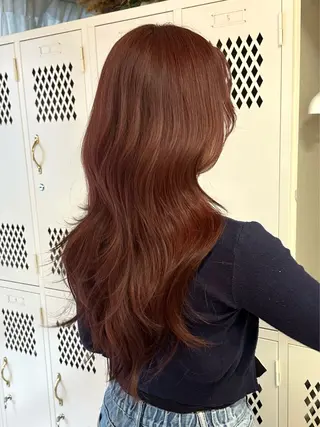 ロング カラー 韓国ヘア🦢🖤 Sayumiのヘアスタイル