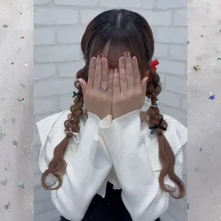 ロング ヘアアレンジ 河原 彩心【練習モデル】のヘアスタイル
