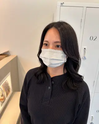 セミロング カラー 🫧SOYON non🫧のヘアスタイル
