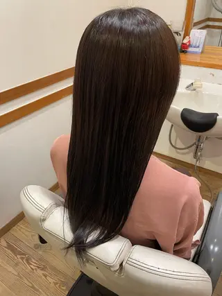 ロング カラー ROSSO川口店 キクチのヘアスタイル