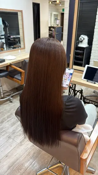 ロング カラー Harue ‪ ·͜·のヘアスタイル