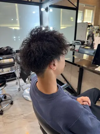 パーマ メンズ ワダ マリのヘアスタイル