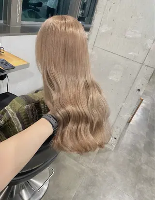 ロング カラー ベージュカラー💖 やすひろのヘアスタイル