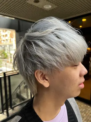 カラー メンズ 水相 智貴のヘアスタイル