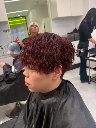 メンズ 韓国風メンズ特化 ⛓️BLUCK札幌のヘアスタイル