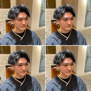 パーマ メンズ メンズパーマ特化 望月謙二郎のヘアスタイル