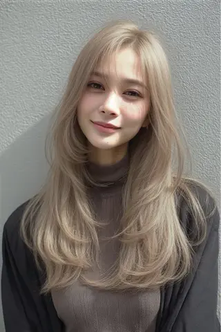 ロング カラー ヘアアレンジ メンズ 派手髪/ハイトーン RIN🩵ྀིのヘアスタイル