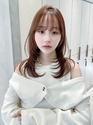 ミディアム ✨ミディアム レイヤーハルキのヘアスタイル