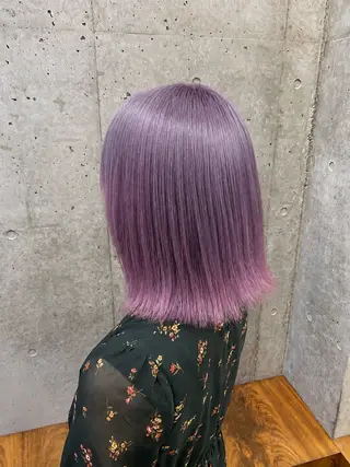 ミディアム カラー 🌈艶ハイトーン特化 🌈NOZOMUのヘアスタイル